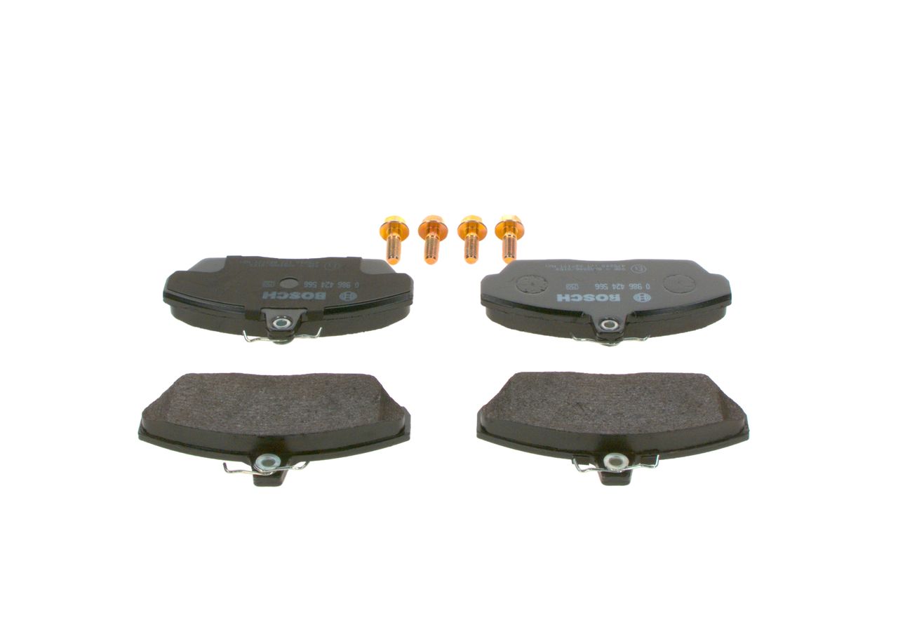 BOSCH 0 986 424 566 - Bremsbelagsatz, Scheibenbremse