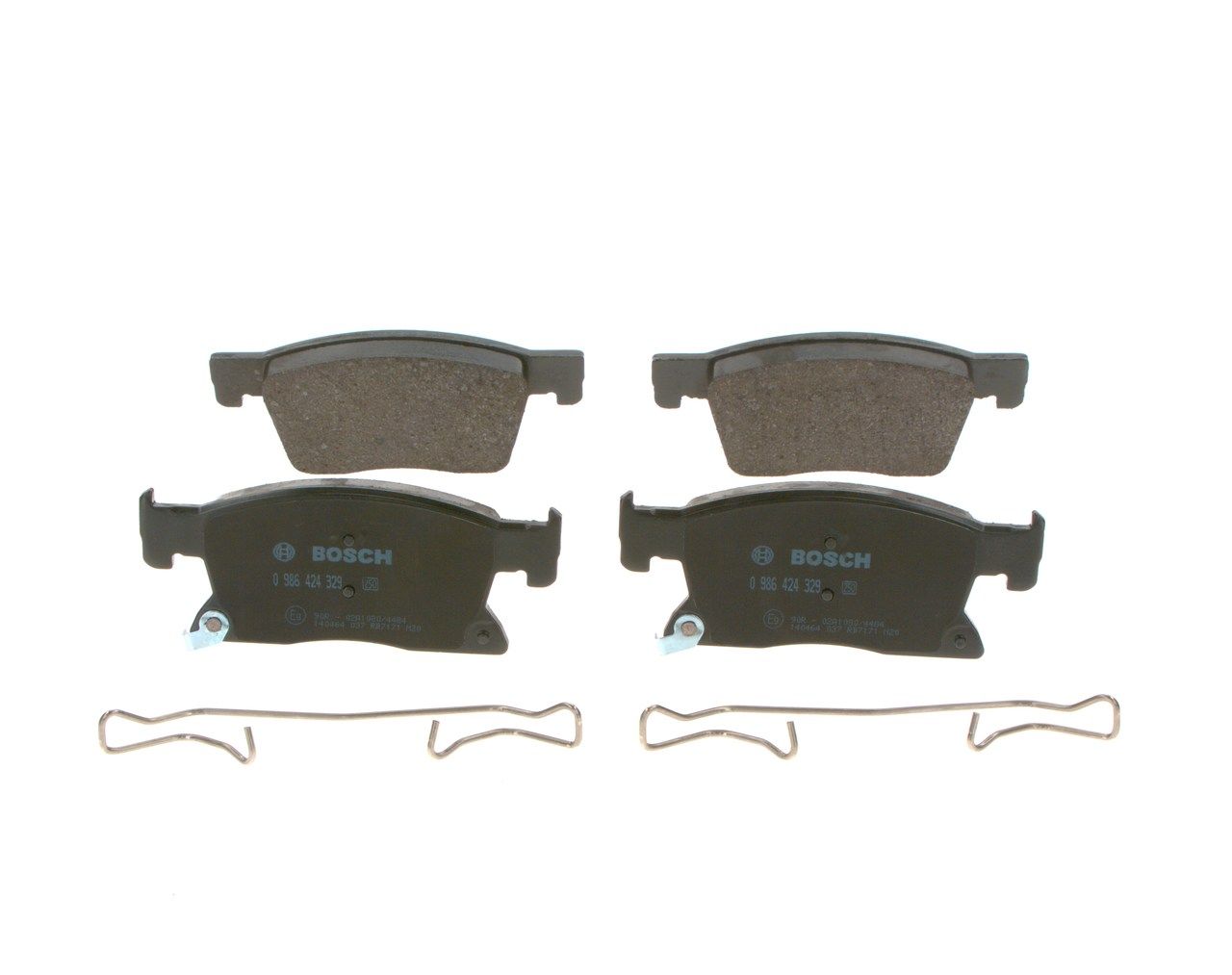 BOSCH 0 986 424 329 - Bremsbelagsatz, Scheibenbremse
