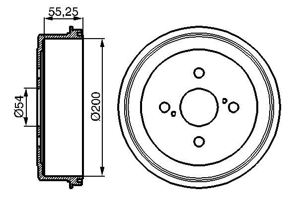 BOSCH 0 986 477 082 - Bremstrommel