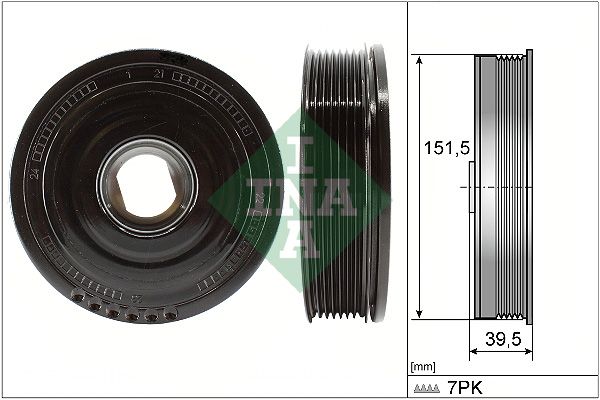 Schaeffler INA 544 0177 10 - Riemenscheibe, Kurbelwelle