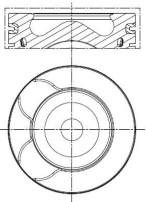 MAHLE 039 PI 00128 000 - Kolben