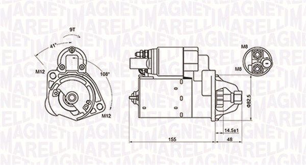 MAGNETI MARELLI 063721394010 - Starter