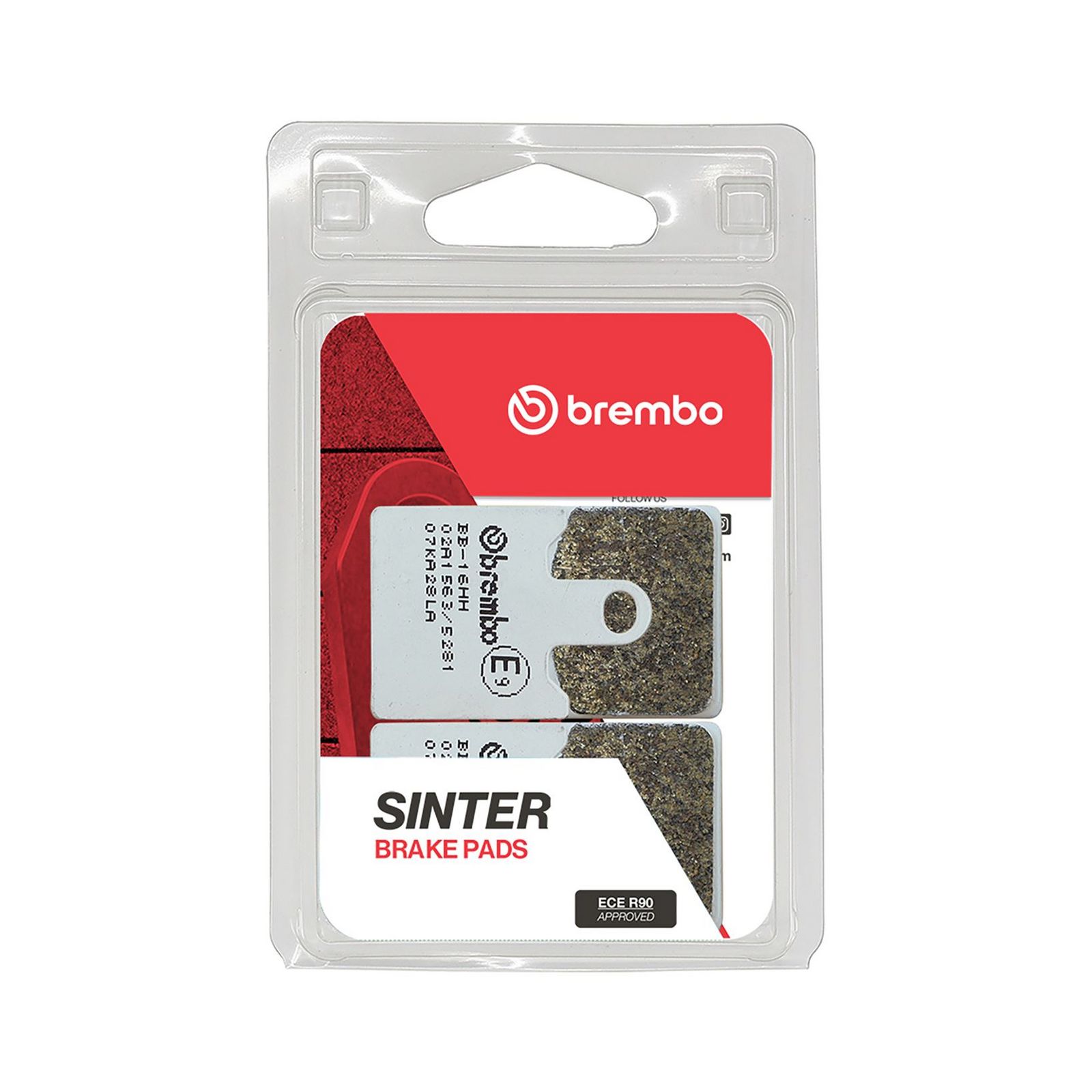 BREMBO 07KA28LA - Bremsbelagsatz, Scheibenbremse