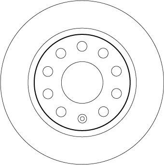 TRW DF6553 - Bremsscheibe