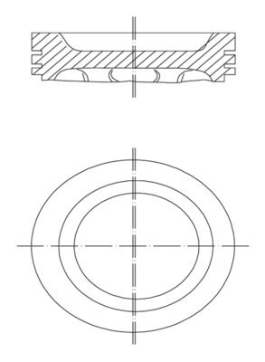 MAHLE 030 34 00 - Kolben