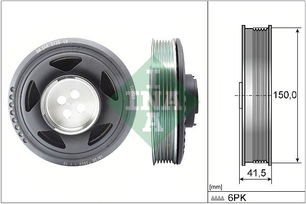 Schaeffler INA 544 0129 10 - Riemenscheibe, Kurbelwelle