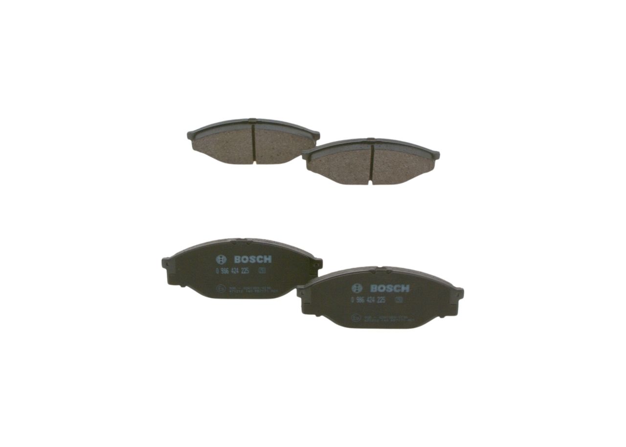BOSCH 0 986 424 225 - Bremsbelagsatz, Scheibenbremse