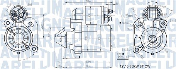 MAGNETI MARELLI 063721186010 - Starter