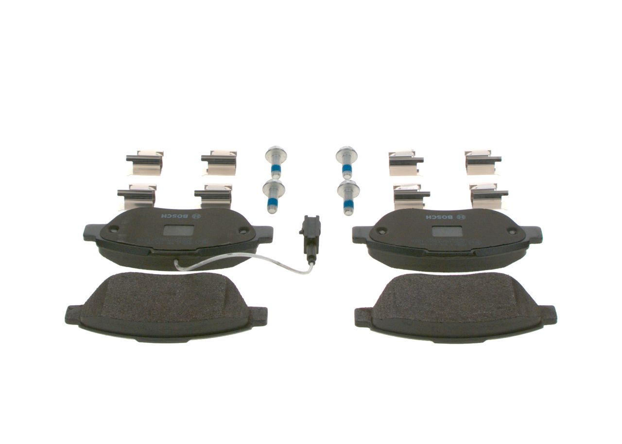 BOSCH 0 986 424 596 - Bremsbelagsatz, Scheibenbremse