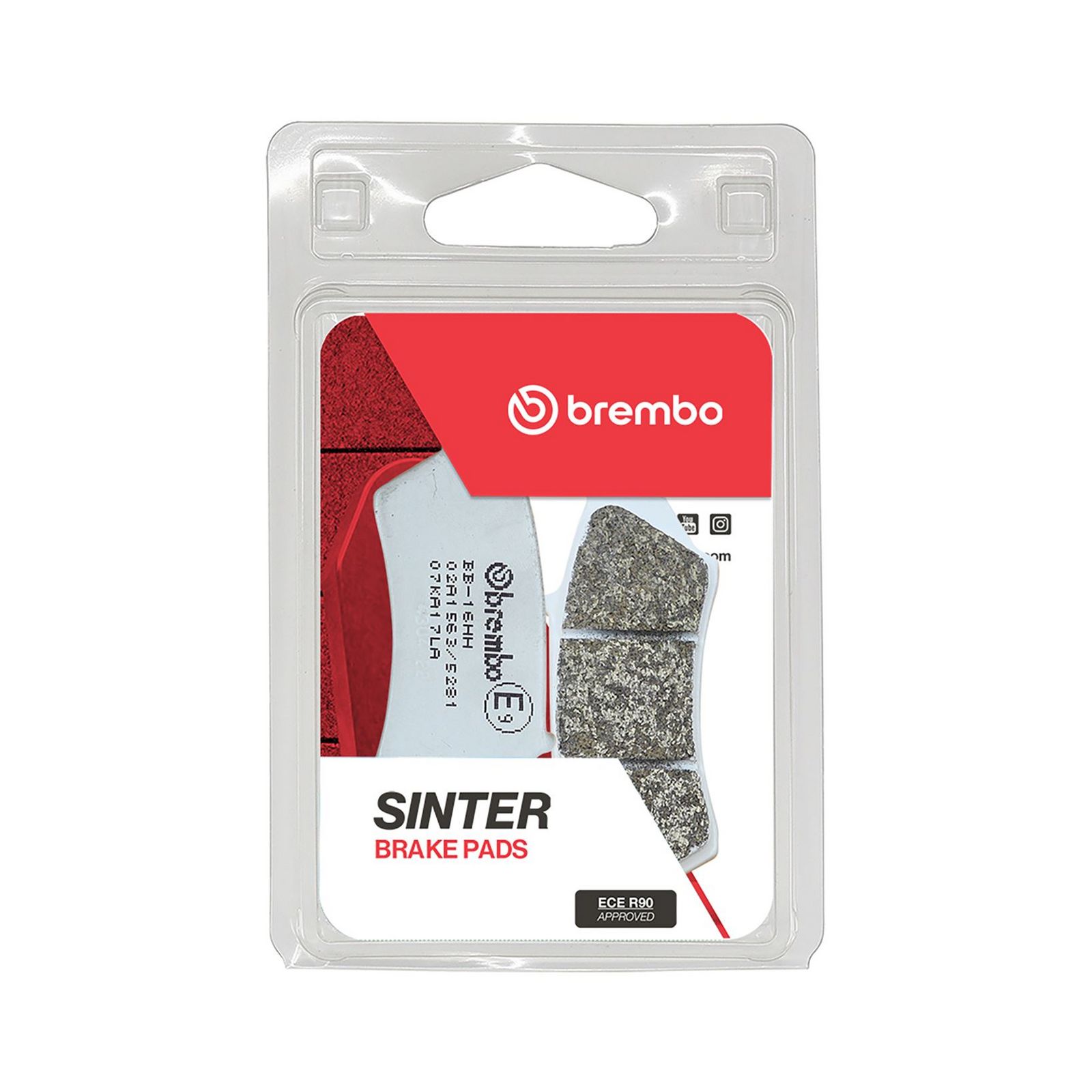 BREMBO 07KA17LA - Bremsbelagsatz, Scheibenbremse
