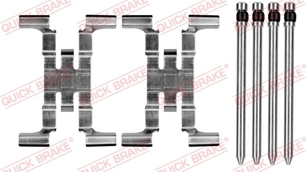 QUICK BRAKE 109-0082 - Zubehörsatz, Scheibenbremsbelag