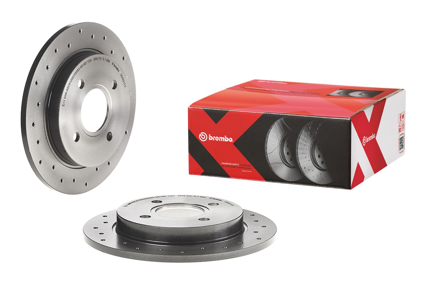 BREMBO 08.4931.2X - Bremsscheibe