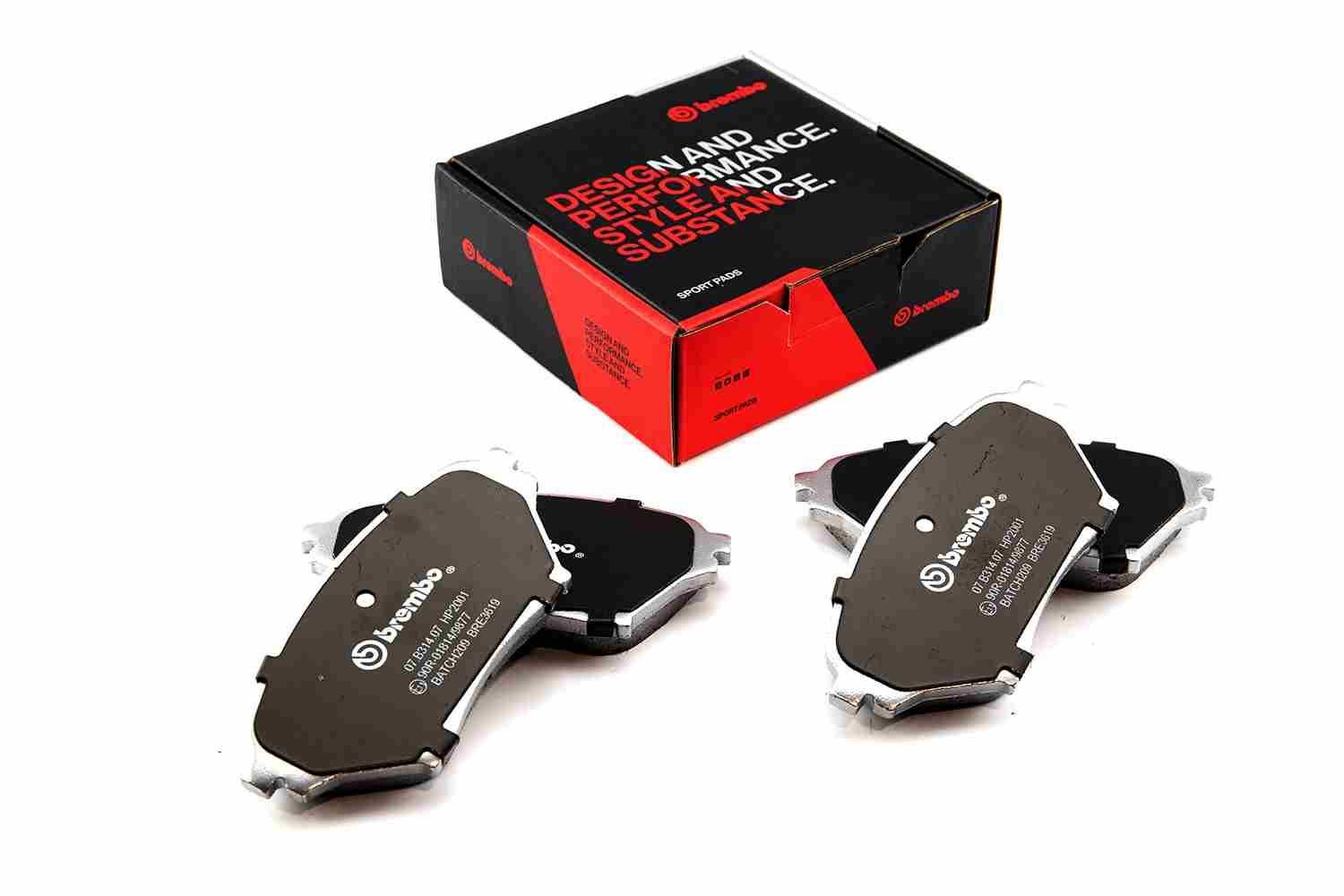 BREMBO 07.B314.07 - Hochleistungs-Bremsbelagsatz