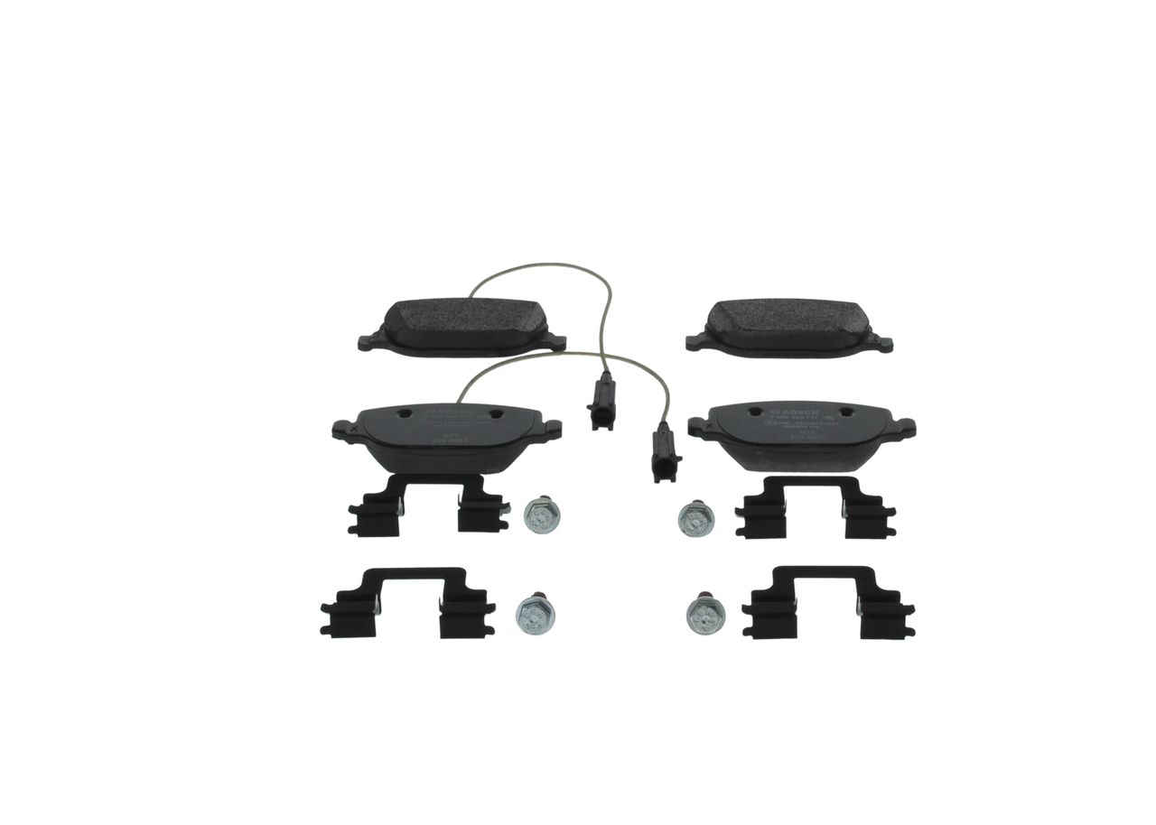 BOSCH 0 986 494 717 - Bremsbelagsatz, Scheibenbremse