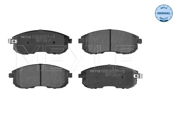 MEYLE 025 242 8016/W - Bremsbelagsatz, Scheibenbremse