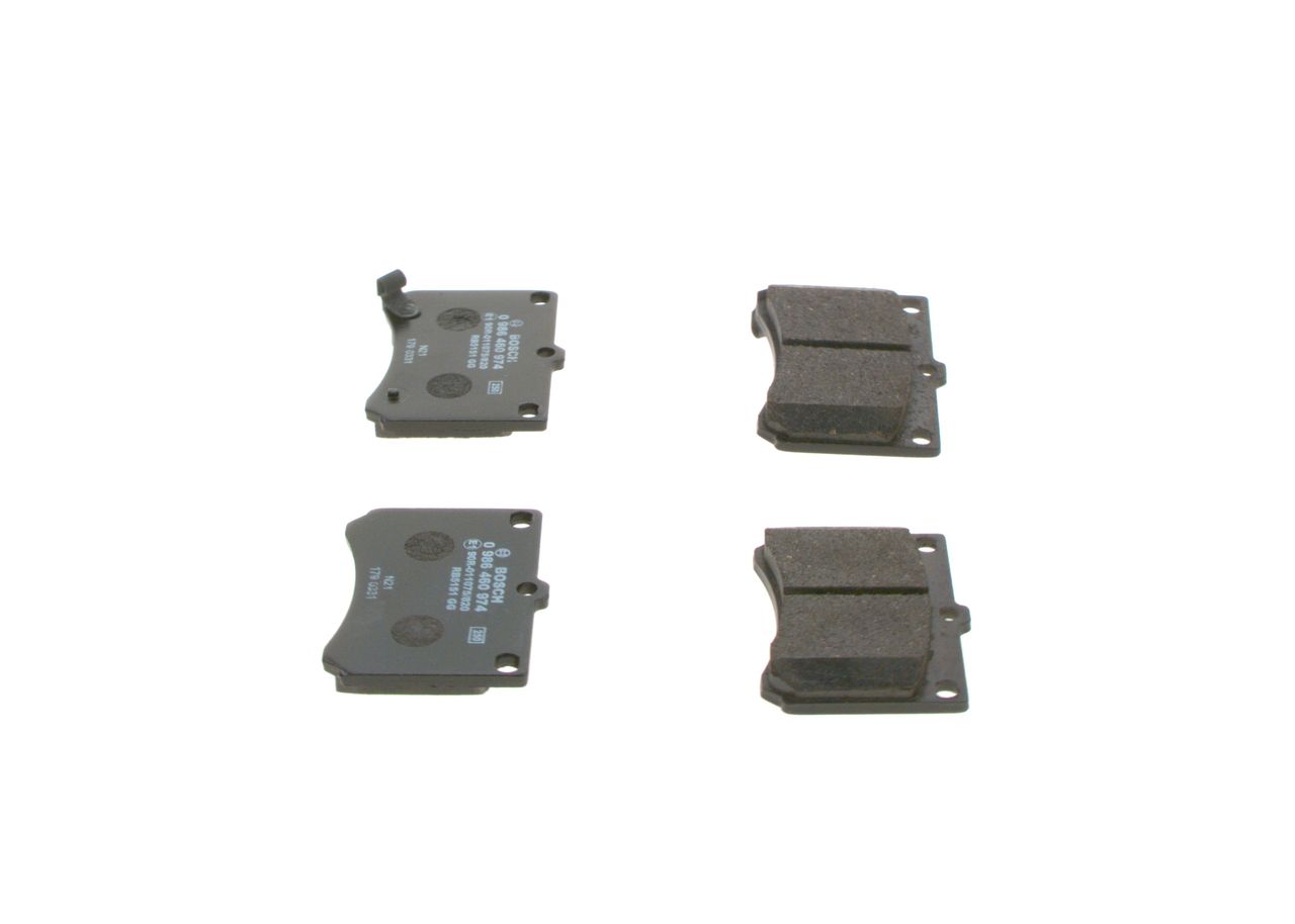 BOSCH 0 986 460 974 - Bremsbelagsatz, Scheibenbremse