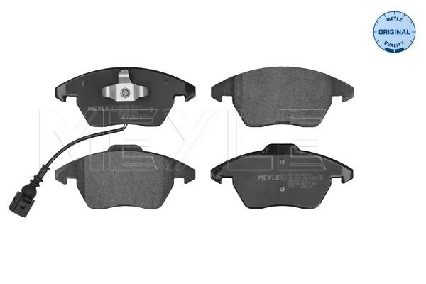 MEYLE 025 235 8720/W - Bremsbelagsatz, Scheibenbremse