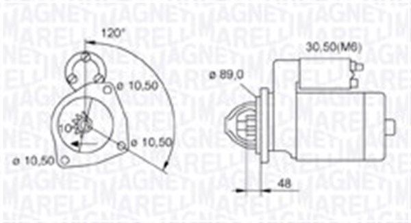 MAGNETI MARELLI 063721268010 - Starter