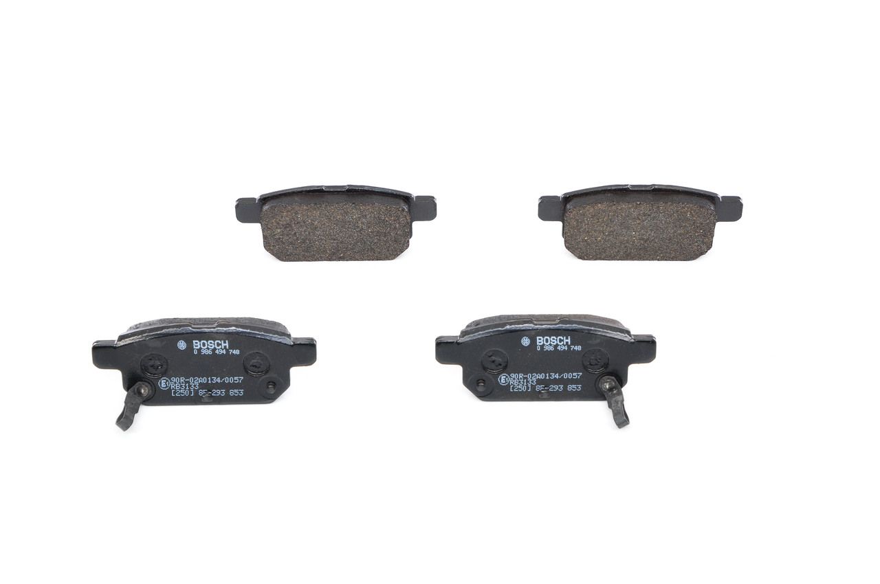 BOSCH 0 986 494 748 - Bremsbelagsatz, Scheibenbremse