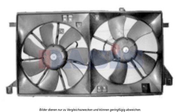 AKS DASIS 118035N - Lüfter, Motorkühlung