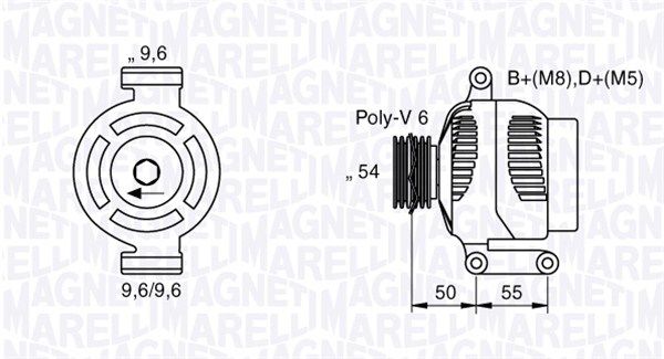 MAGNETI MARELLI 063377024010 - Generator