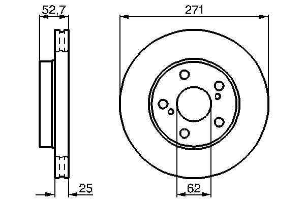 BOSCH 0 986 478 631 - Bremsscheibe