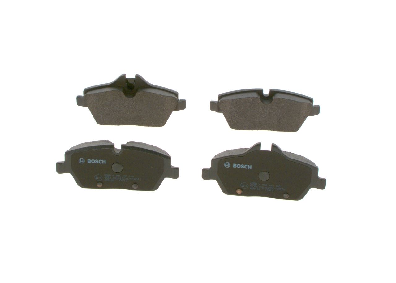 BOSCH 0 986 494 120 - Bremsbelagsatz, Scheibenbremse