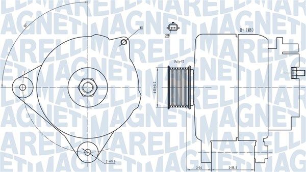 MAGNETI MARELLI 063731866010 - Generator