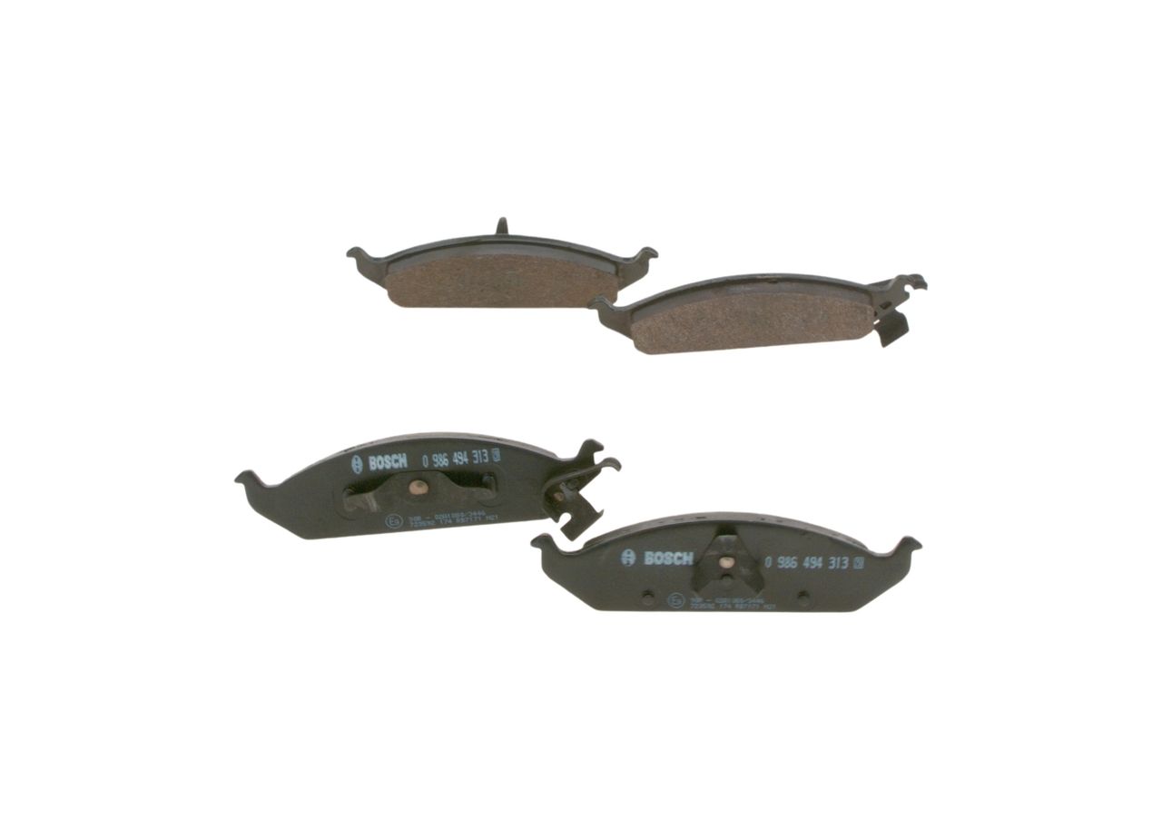 BOSCH 0 986 494 313 - Bremsbelagsatz, Scheibenbremse