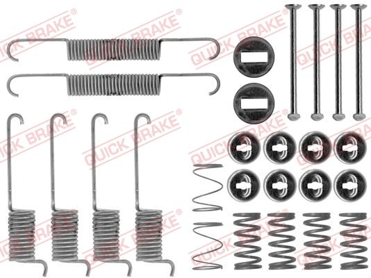 QUICK BRAKE 105-0715 - Zubehörsatz, Bremsbacken