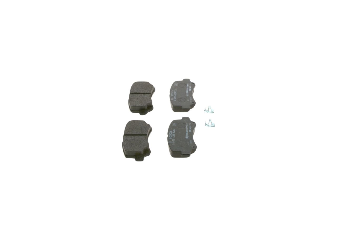 BOSCH 0 986 424 626 - Bremsbelagsatz, Scheibenbremse