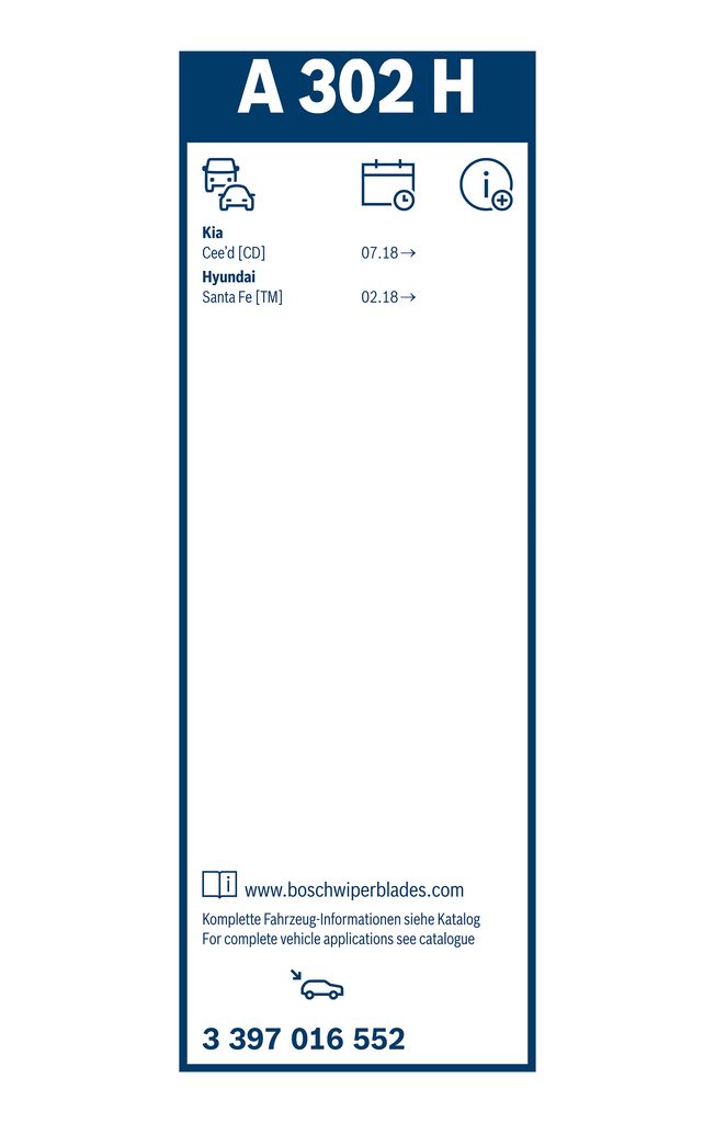 BOSCH 3 397 016 552 - Wischblatt