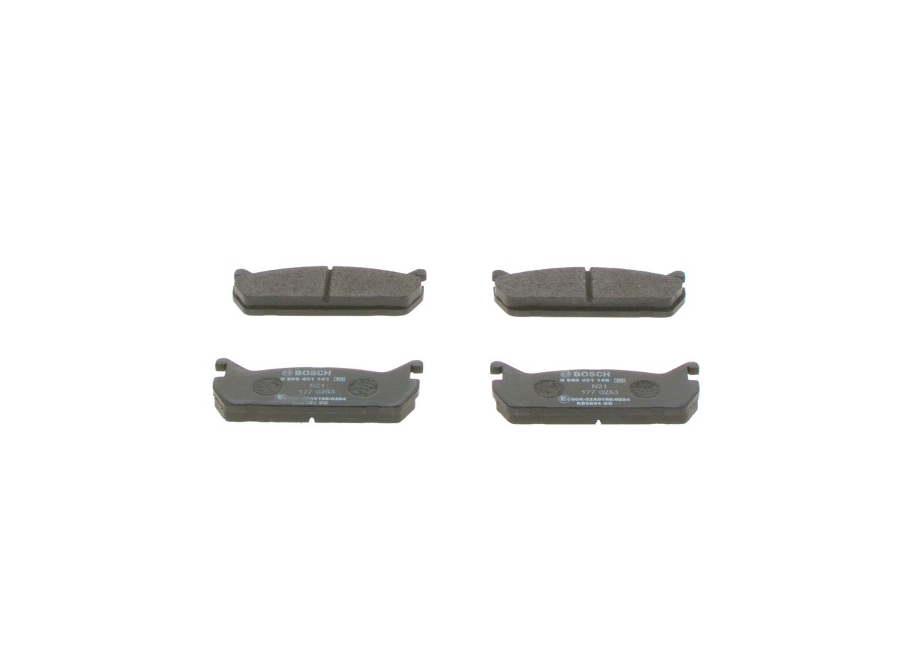 BOSCH 0 986 461 146 - Bremsbelagsatz, Scheibenbremse