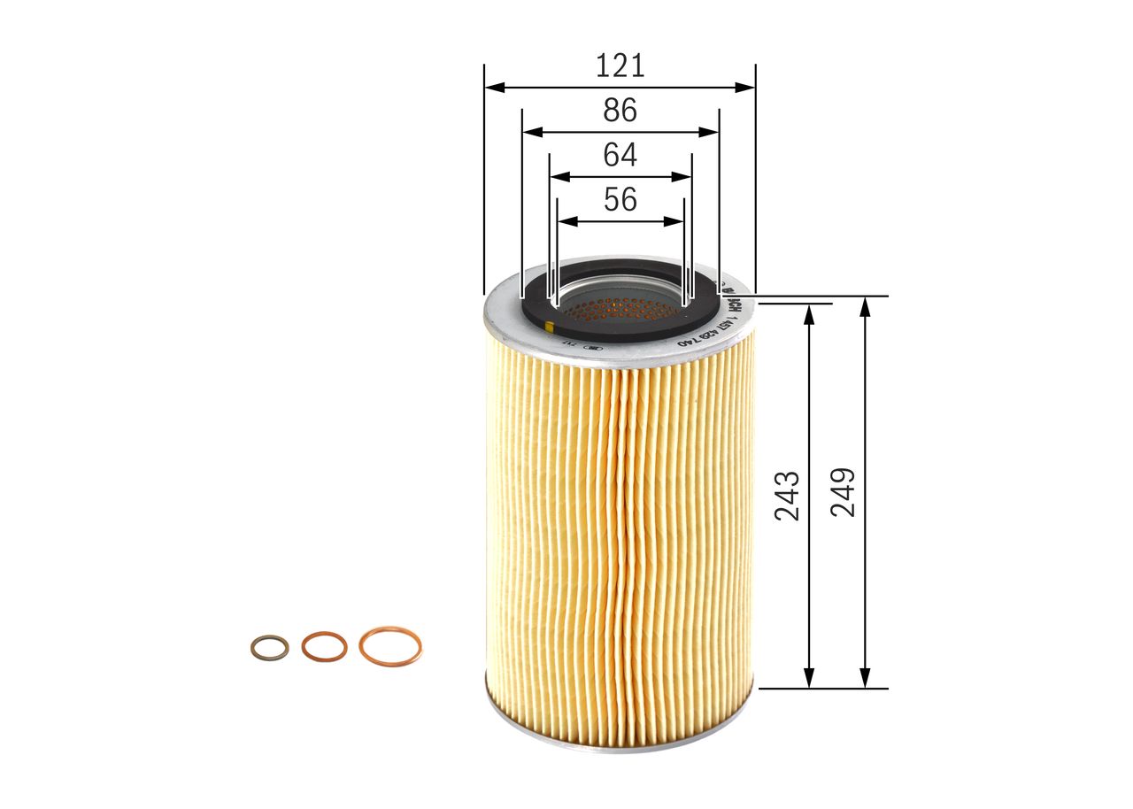 BOSCH 1 457 429 740 - Ölfilter