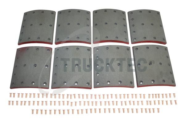 TRUCKTEC AUTOMOTIVE 03.35.124 - Bremsbelagsatz, Trommelbremse
