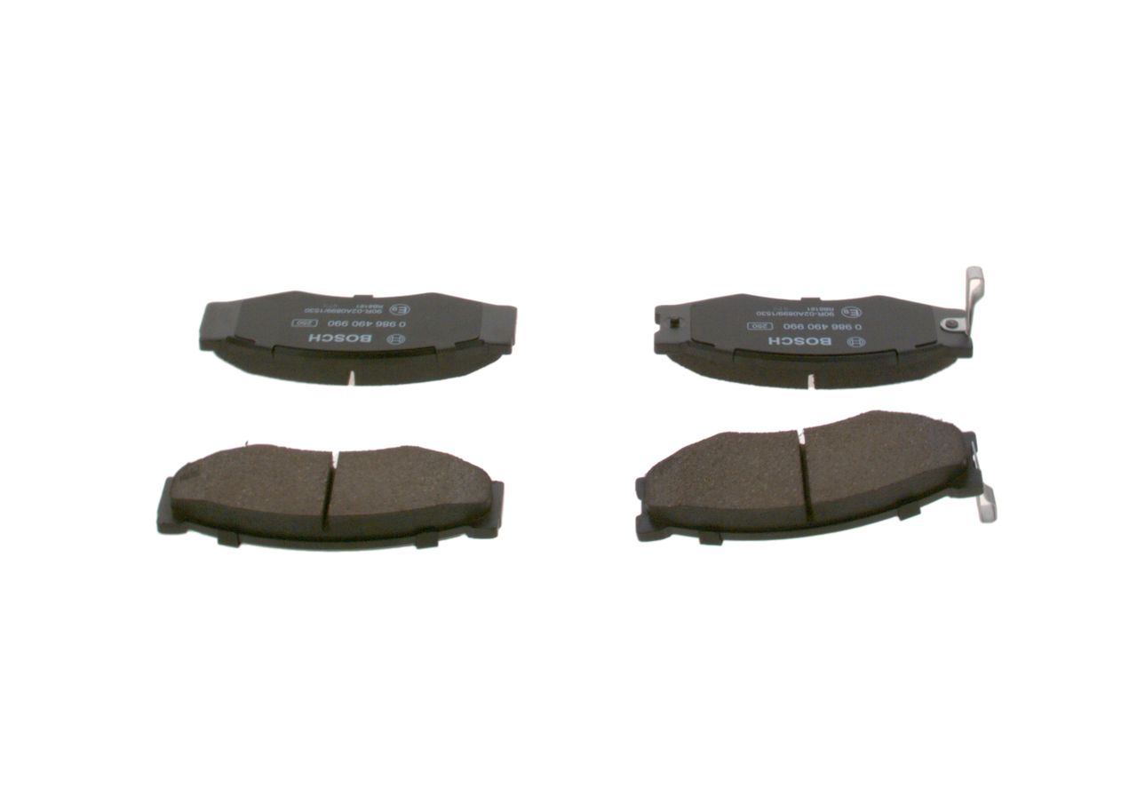 BOSCH 0 986 490 990 - Bremsbelagsatz, Scheibenbremse