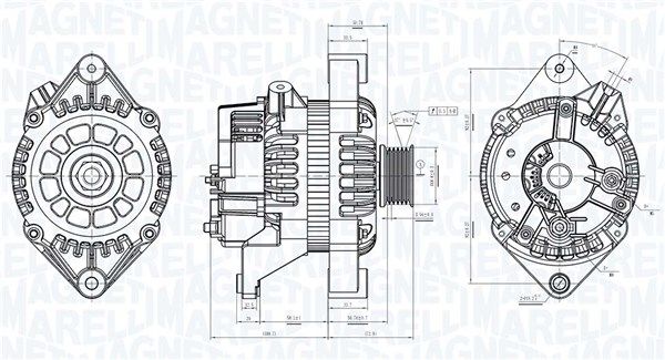MAGNETI MARELLI 063731053010 - Generator