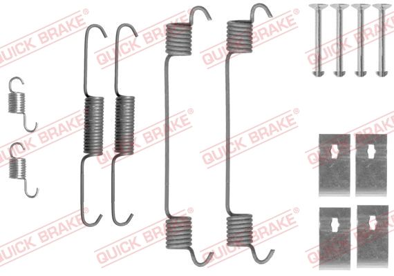 QUICK BRAKE 105-0860 - Zubehörsatz, Bremsbacken