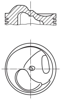 MAHLE 002 33 10 - Kolben