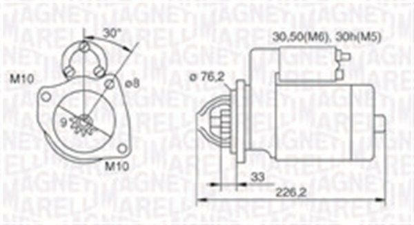 MAGNETI MARELLI 063721067010 - Starter