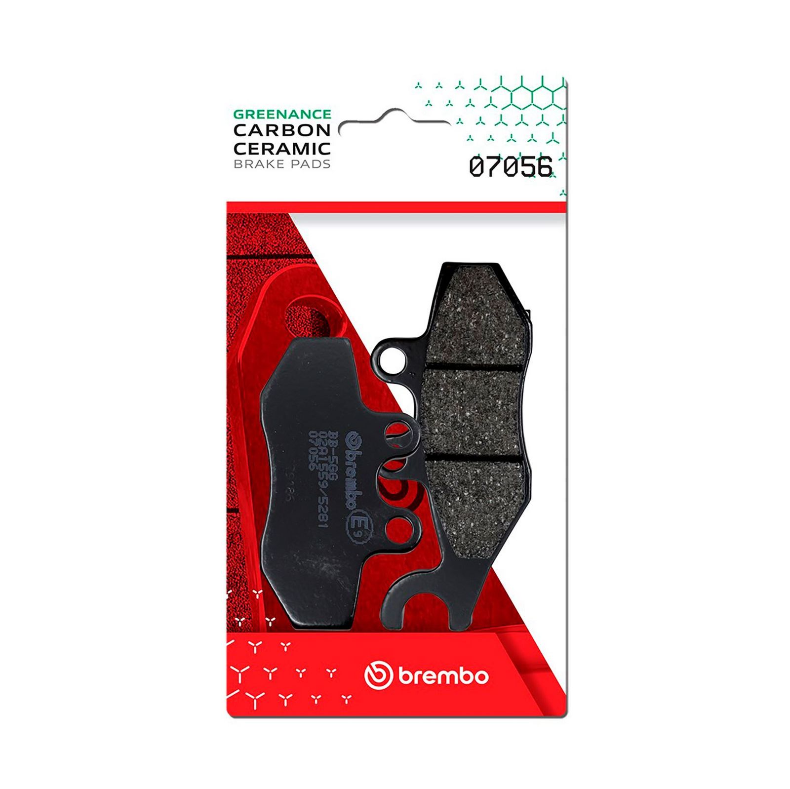 BREMBO 07056 - Bremsbelagsatz, Scheibenbremse