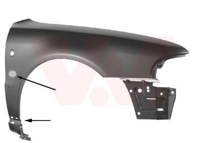 VAN WEZEL 0323654 - Kotflügel