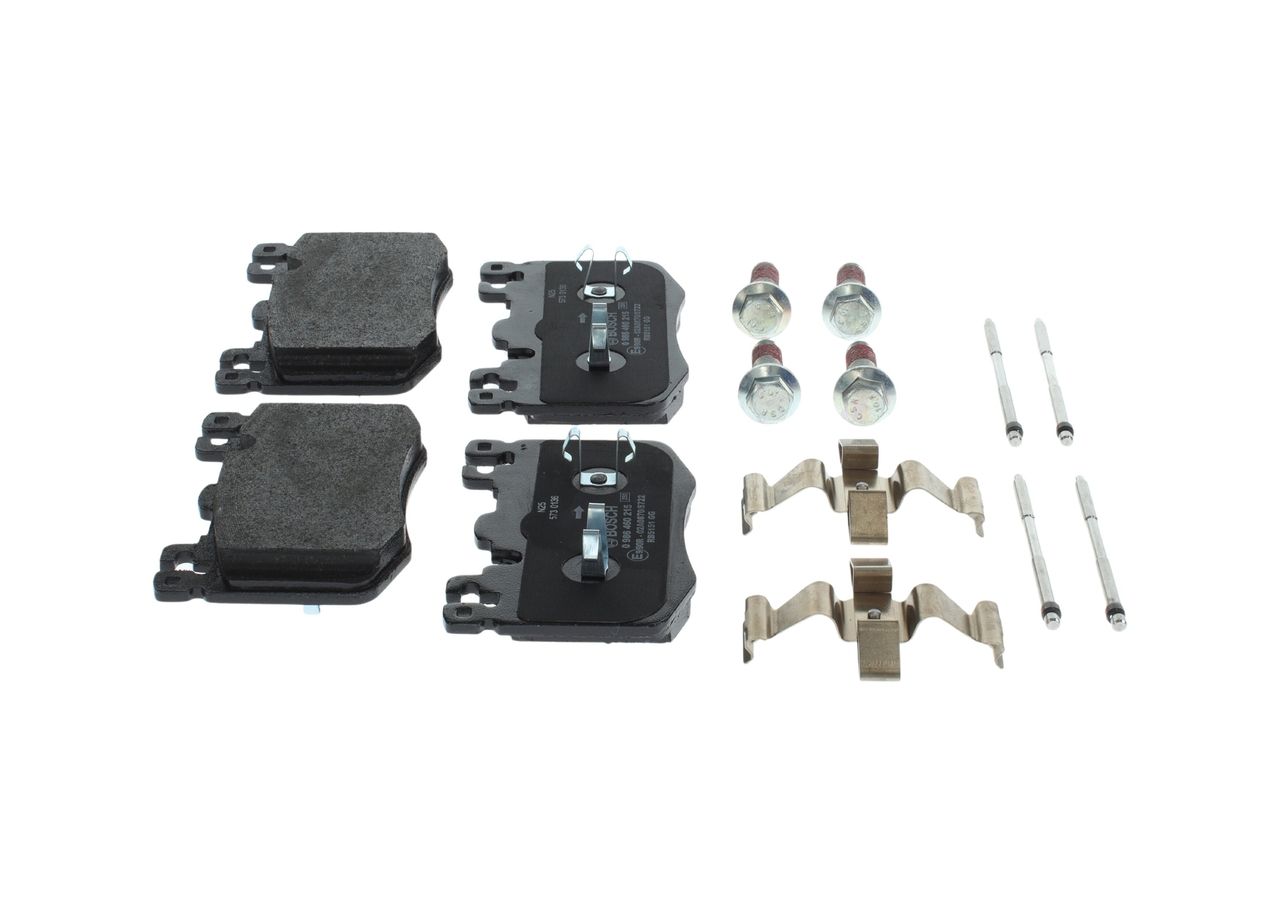BOSCH 0 986 460 215 - Bremsbelagsatz, Scheibenbremse