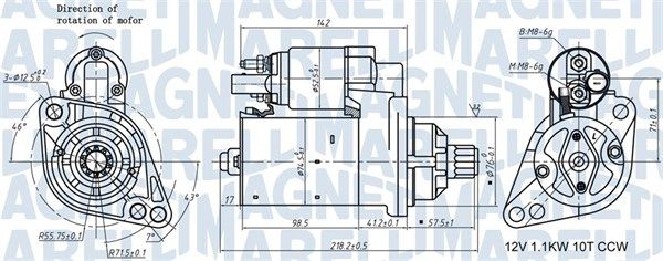 MAGNETI MARELLI 063721322010 - Starter