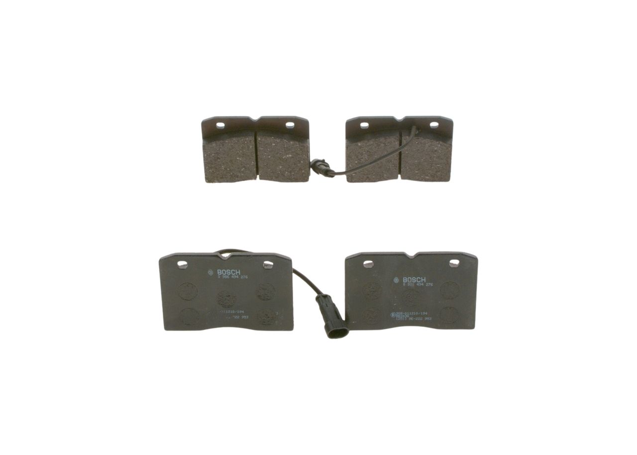 BOSCH 0 986 494 276 - Bremsbelagsatz, Scheibenbremse