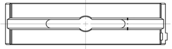 MAHLE 099 HL 10226 000 - Kurbelwellenlagerschale