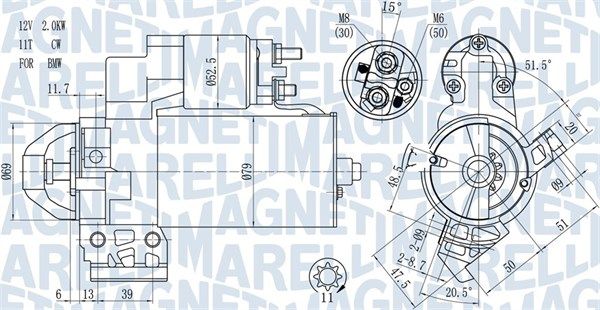MAGNETI MARELLI 063721466010 - Starter