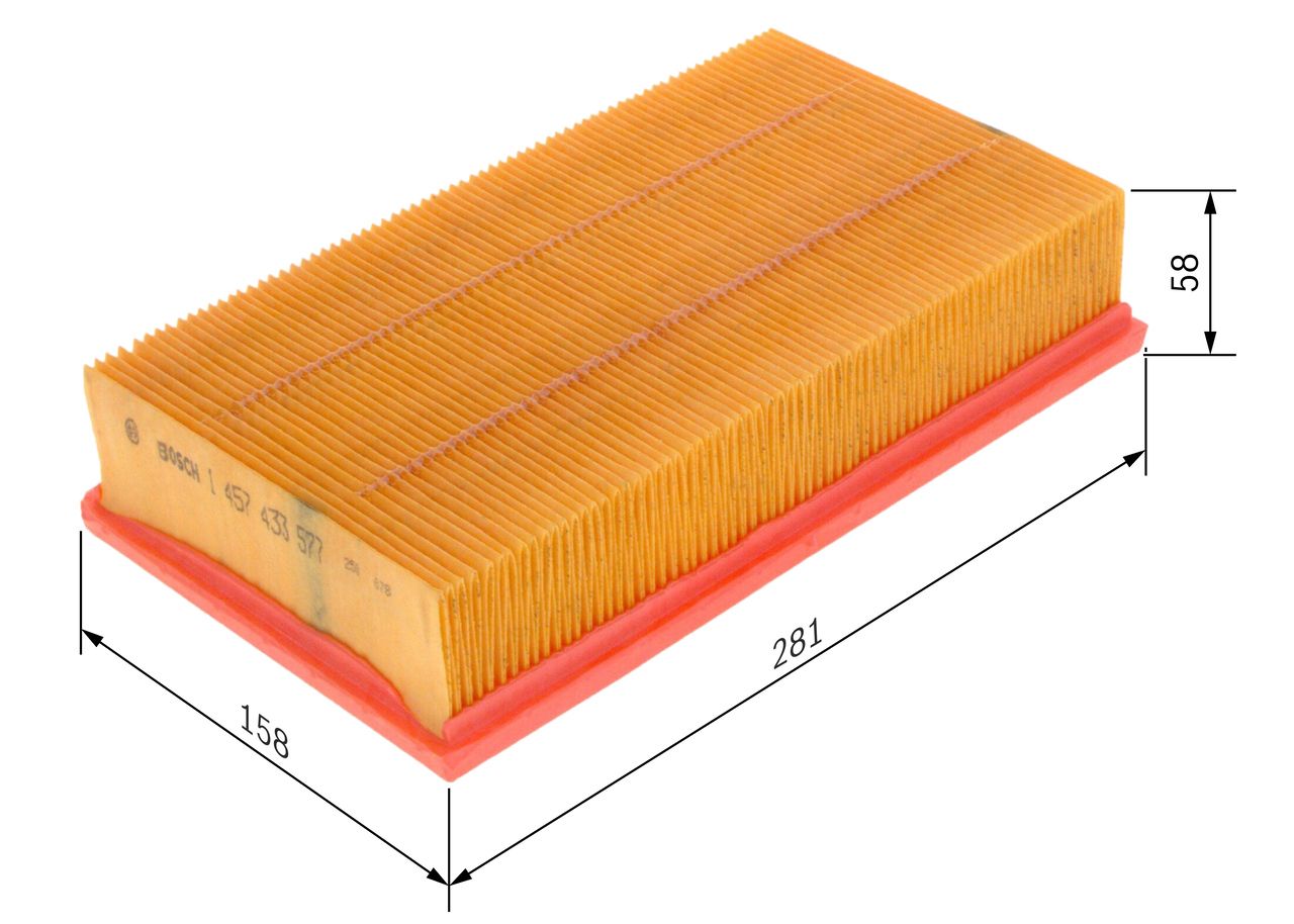 BOSCH 1 457 433 577 - Luftfilter