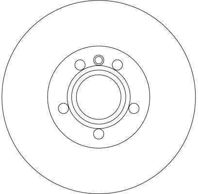 TRW DF4323 - Bremsscheibe
