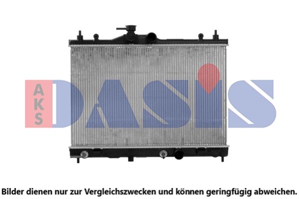 AKS DASIS 070162N - Kühler, Motorkühlung
